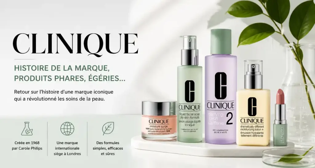 Clinique : histoire de la marque, produits phares, égéries…