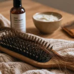 Cheveux reches effet paille, calcaire et frisottis