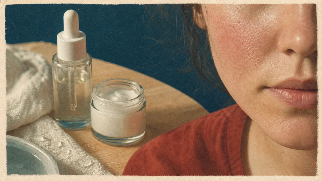 Peaux sensibles : sérum et crème apaisants contre rougeurs et tiraillements