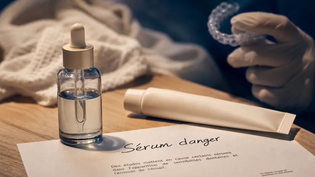 The Smilist sérum danger : émail fragilisé, ingrédients à vérifier et profils à surveiller