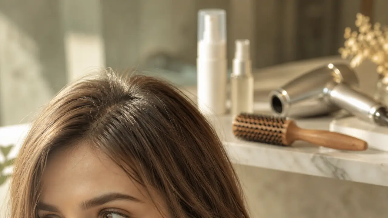 Volume cheveux fins : racines et brume volumisante sans alourdir