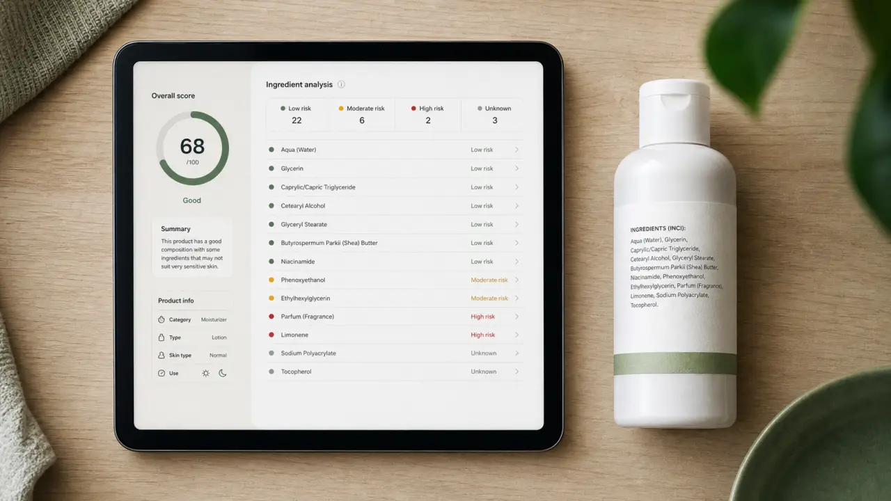 Application clean beauty : scanner et comparer les formules et ingrédients