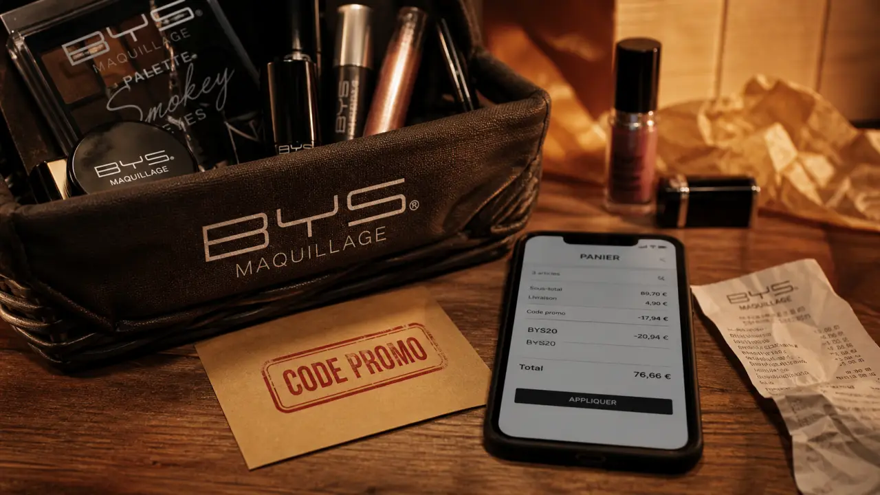code promo bys maquillage sur panier maquillage