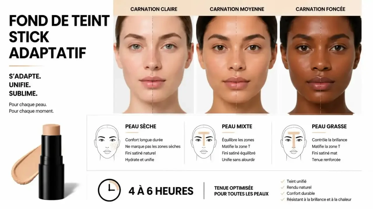 Clarivelle fond de teint avis : rendu sur peaux sèche, mixte et grasse