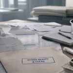hydra beauty & clean : documents juridiques et fibres de coton