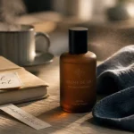 Parfum bien être : flacon ambré et rituel apaisant