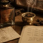 Parfum Dubai : flacon oud ambre musc, sillage intense