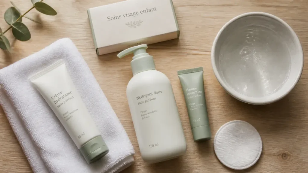 Peau fine, rougeurs, petits boutons : quels gestes pour un soin visage enfant sans irriter ?