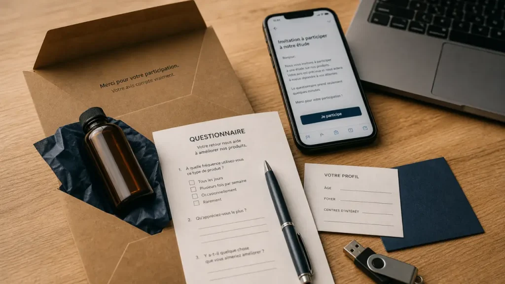 Test de produit : inscription gratuite, sélection selon le profil et gains de 5 € à 100 €