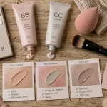 Différence entre bb crème et cc crème : hydratation, correction, unification du teint