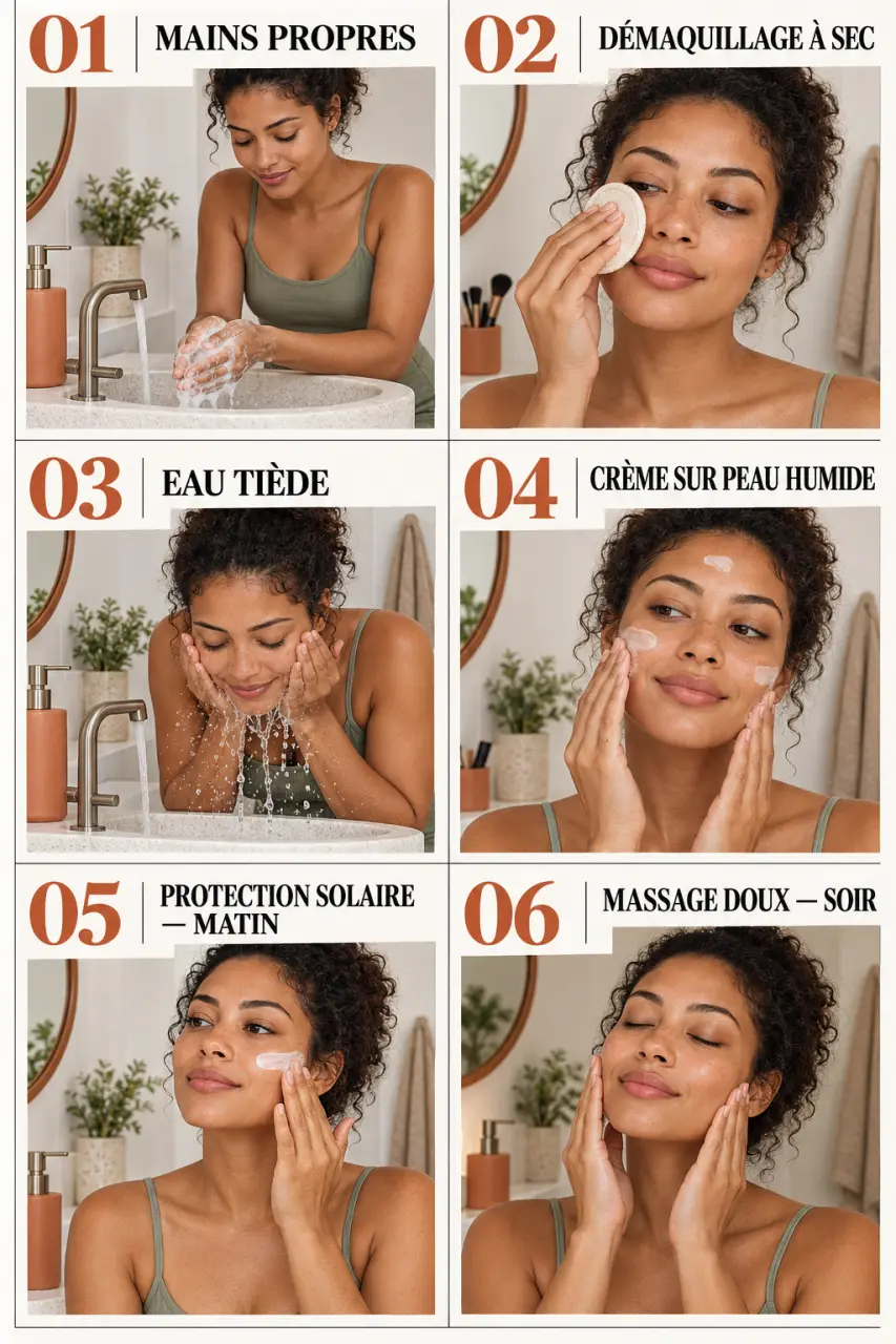 Routine beauté naturelle : étapes d’un rituel visage simple à la maison