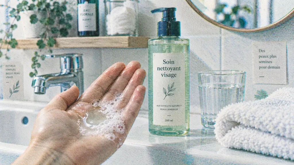 Soin nettoyant visage : le geste trop agressif qui ternit la peau au lieu de la purifier